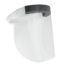 Clear Disposable Copolyester Face Shield with Foam Padding and Elastic Strap - LIMITED STOCK - BH-S1