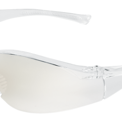Flathead Dielectric Indoor/Outdoor Lens, Crystal Clear Frame Safety Glasses - LIMITED STOCK - BH2316