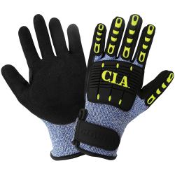Vise Gripster C.I.A. 617V Cut, Impact, Puncture, and Abrasion Resistant Nitrile Double-Coated Gloves