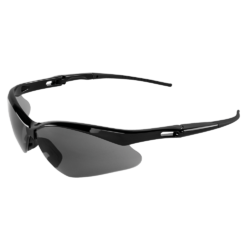 Spearfish Smoke Anti-Fog Lens, Shiny Black Frame Safety Glasses - BH2253AFE