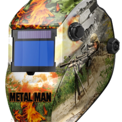 Metal Man Auto Darkening Welding Helmet – Military